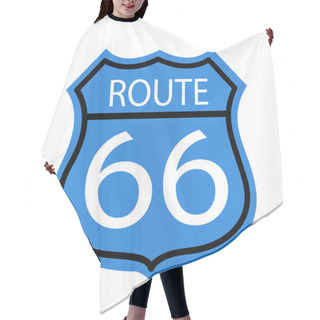 Personality  Route 66 Sign  Hair Cutting Cape