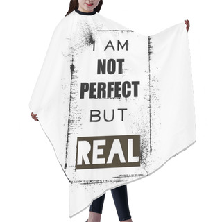 Personality  Fashion Quote Design Hair Cutting Cape