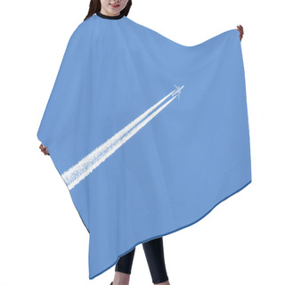 Personality  Plane Flying In Sky Hair Cutting Cape