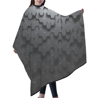 Personality  Dark Hexagon Wallpaper Or Background Hair Cutting Cape