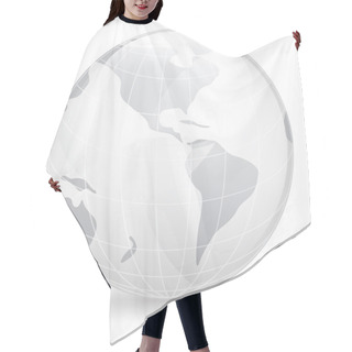 Personality  Icon Globe Hair Cutting Cape