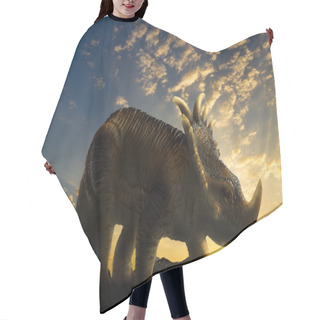 Personality  Dinosaur On A Rock Hair Cutting Cape