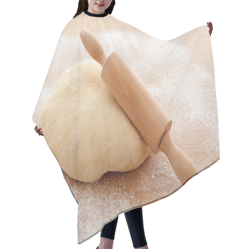 Personality  Pizza Dough With Rolling Pin Hair Cutting Cape