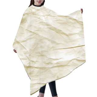Personality  Grunge Crumpled Paper Hair Cutting Cape