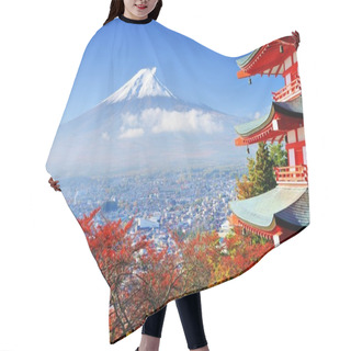 Personality  Mt. Fuji In Autumn Hair Cutting Cape