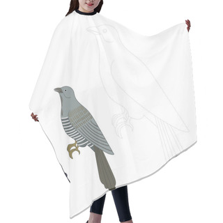 Personality  Educational Game Connect Dots To Draw Cuckoo Bird Hair Cutting Cape