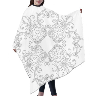 Personality  Baroque Ornament Decoration Element. Hair Cutting Cape