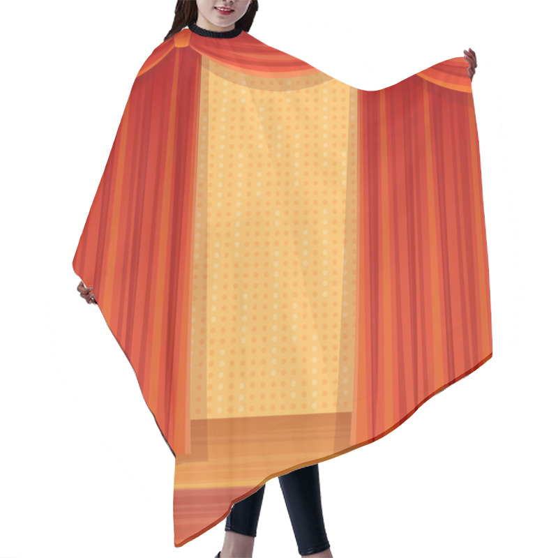 Personality  Theater stage hair cutting cape