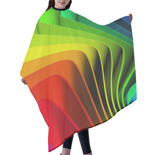 Personality  Colorful Background Hair Cutting Cape