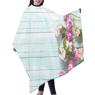 Personality   Spring Tulips And Apple Tree Flowers Hair Cutting Cape