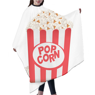 Personality  Popcorn In A Striped Tub Hair Cutting Cape