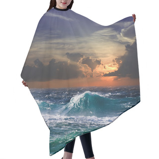 Personality  Sea In Sunset Hair Cutting Cape