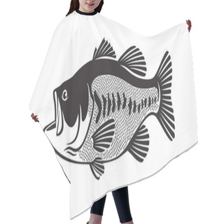 Personality  Bass Fish Icon Hair Cutting Cape