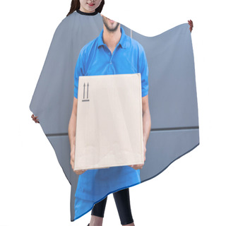 Personality  Delivery Man Hair Cutting Cape