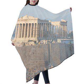 Personality  Parthenon Temple In Greece,the Place Where Democracy Was Born Hair Cutting Cape