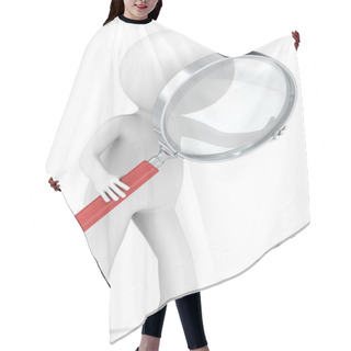 Personality  Magnifying Glass. Hair Cutting Cape
