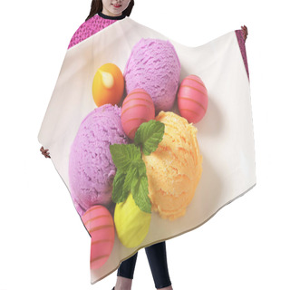 Personality  Fruit-flavored Ice Cream And Pralines Hair Cutting Cape