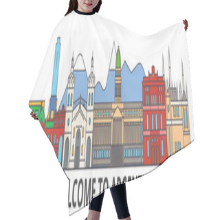 Personality  Argentina Outline Skyline, Argentinian Flat Thin Line Icons, Landmarks, Illustrations. Argentina Cityscape, Argentinian Travel City Vector Banner. Urban Silhouette Hair Cutting Cape