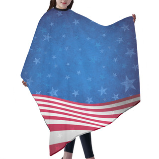 Personality  Fourth Of July Background Hair Cutting Cape