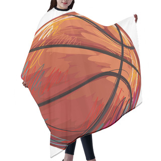 Personality  Basketball Ball Hair Cutting Cape