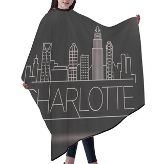 Personality  Charlotte Linear City Skyline  Hair Cutting Cape
