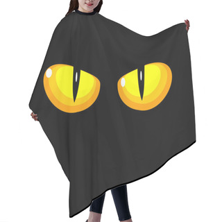 Personality  Cat Yellow Eyes Hair Cutting Cape