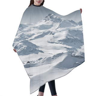 Personality  Snow Covered Mountain Hair Cutting Cape