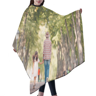 Personality  Girl With Grandfather And Walking In Alley  Hair Cutting Cape