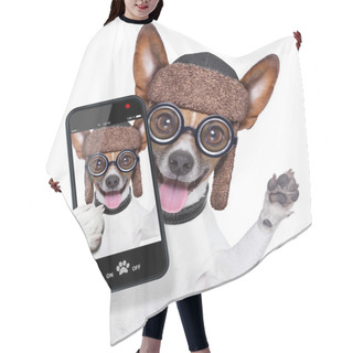 Personality  Dumb Crazy Dog Selfie Hair Cutting Cape
