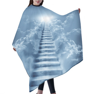 Personality  Stairs In Sky Hair Cutting Cape