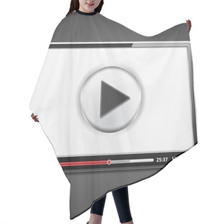 Personality  Video Player Hair Cutting Cape