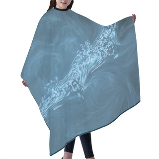 Personality  Watercolor Flowing Backdrop In Diagonal Composition Hair Cutting Cape