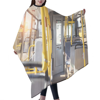 Personality  City Bus Interior Hair Cutting Cape