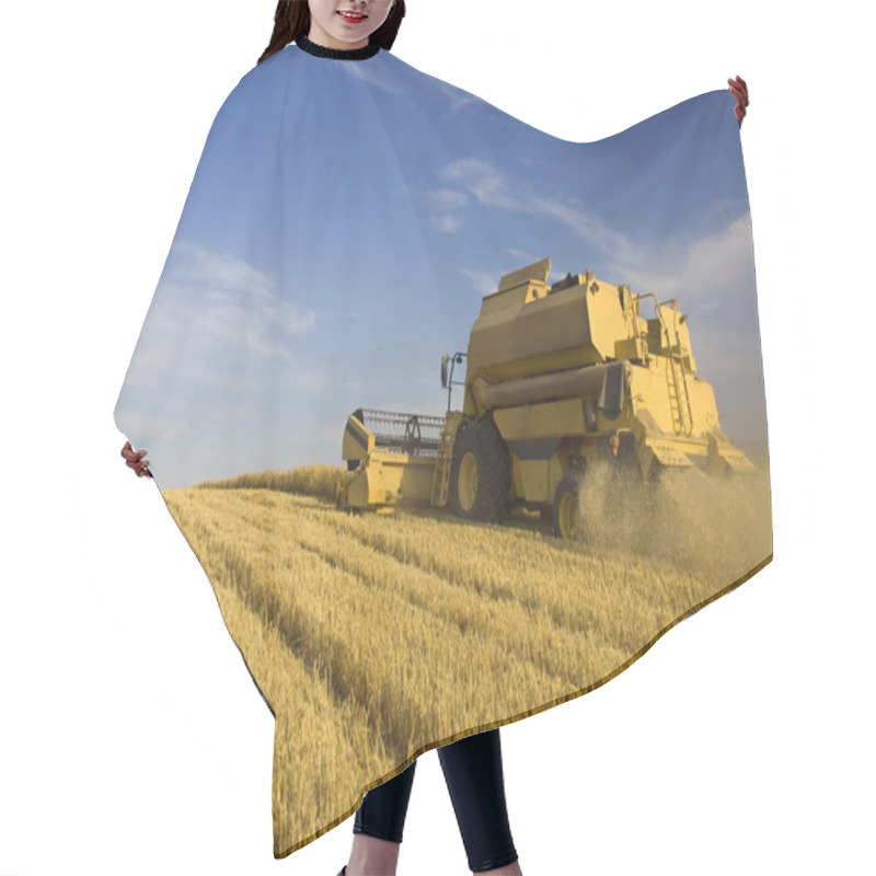 Personality  Agriculture - Combine Hair Cutting Cape