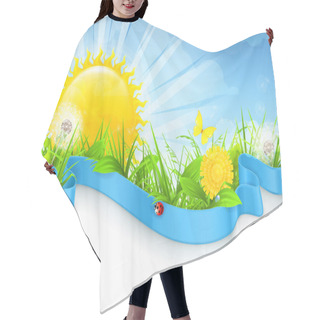 Personality  Landscape Background Hair Cutting Cape