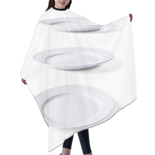 Personality  White Plate Hair Cutting Cape