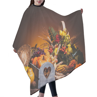 Personality  Happy Thanksgiving Hair Cutting Cape