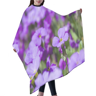 Personality  Violet Flower Hair Cutting Cape