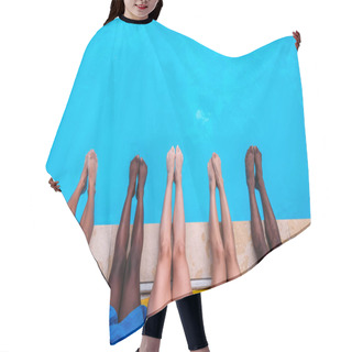 Personality  People Lying Near Swimming Pool Hair Cutting Cape
