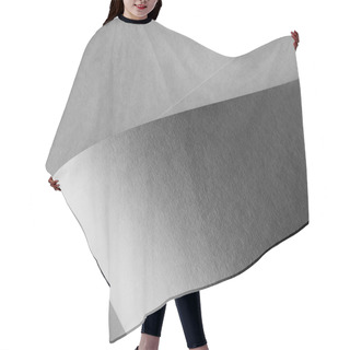 Personality  Close-up View Of Grey Rolled Paper Sheet Background Hair Cutting Cape
