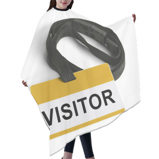 Personality  Visitor Badge Hair Cutting Cape