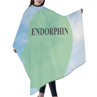 Personality  Endorphin Concept Illustration Hair Cutting Cape