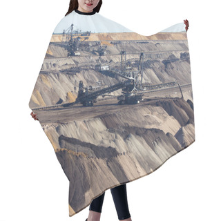 Personality  Coal Mine Hair Cutting Cape