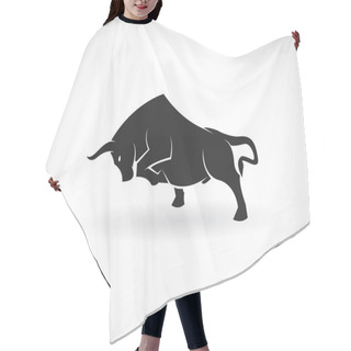 Personality  Vector Image Of An Bull On A White Background Hair Cutting Cape