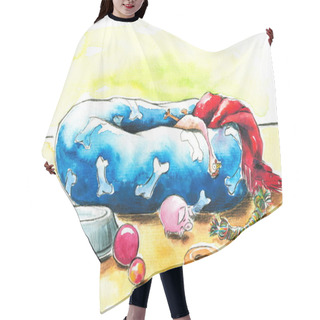 Personality  Pet Bed Hair Cutting Cape