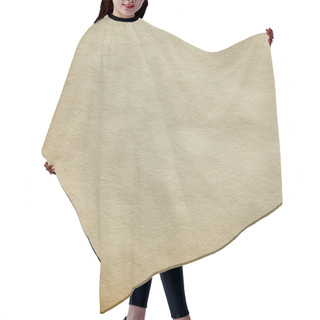 Personality  Top View Of Vintage Beige Paper Texture With Copy Space Hair Cutting Cape
