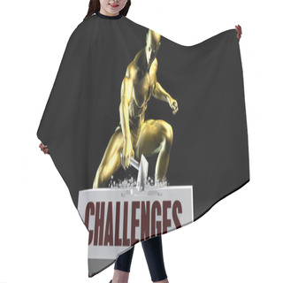 Personality  Challenges Concept Art Hair Cutting Cape