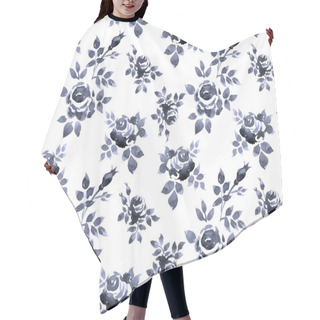 Personality  Rose Pattern Hair Cutting Cape