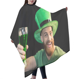Personality  Man Celebrating St.Patrick's Day Hair Cutting Cape