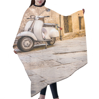 Personality  Italian Scooter In Grungy Alley Hair Cutting Cape